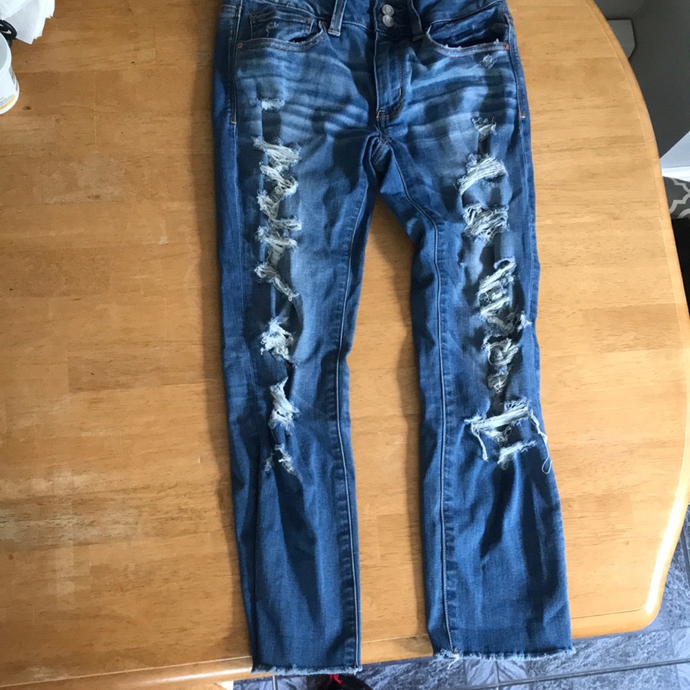 American Eagle crop jeans